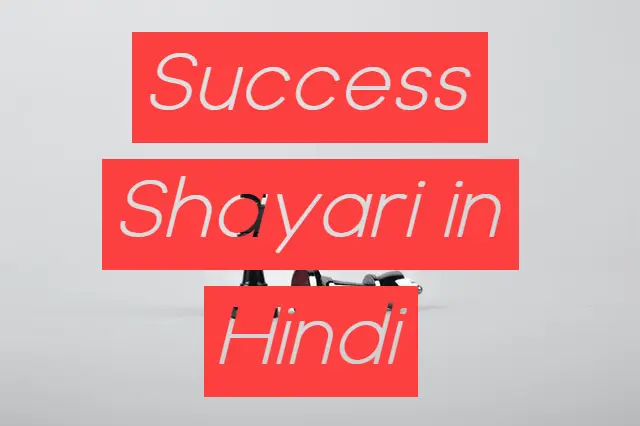 Success Shayari in Hindi